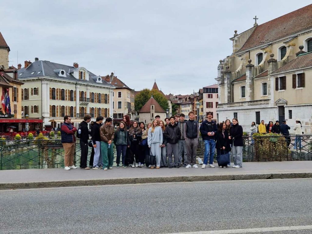 Les étudiants du campus en intégration à Annecy