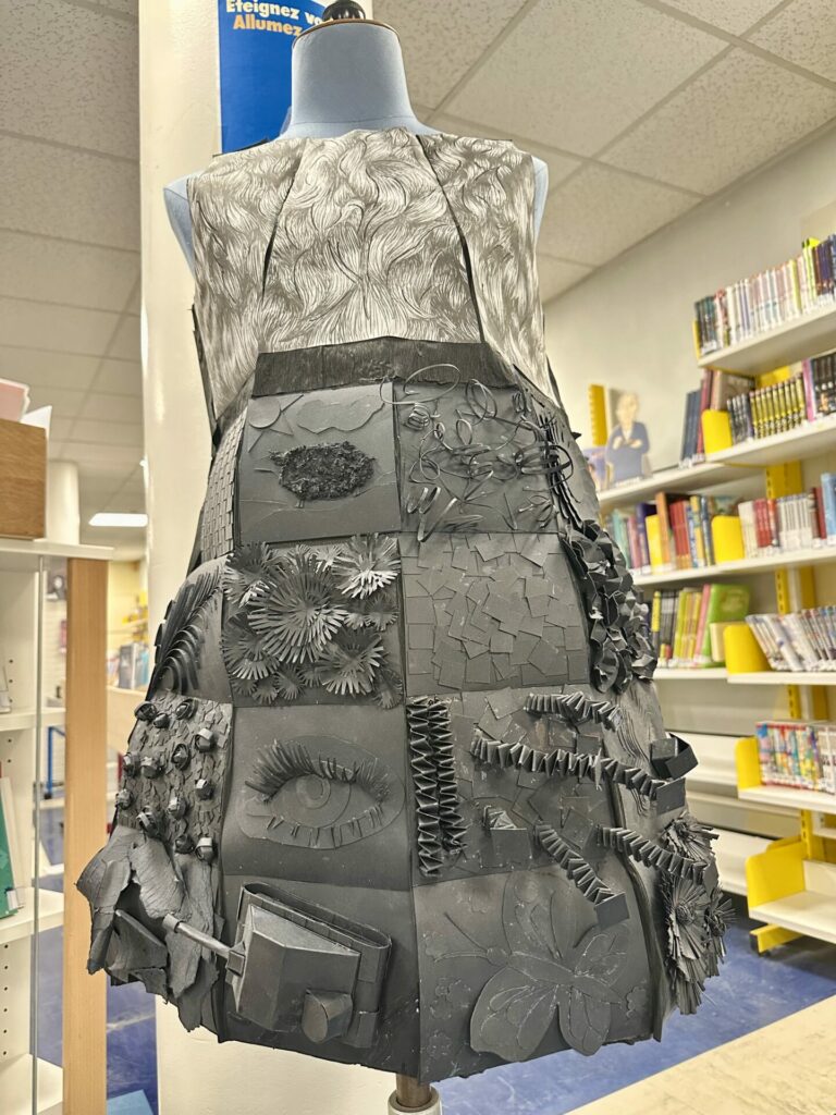 Les élèves de Terminale Métiers de la Mode et du Vêtement créent avec du papier